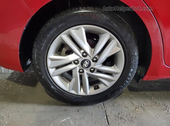 KMHD84LFXKU767993 2019 HYUNDAI ELANTRA Красный 