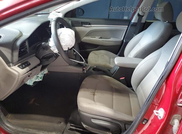 KMHD84LFXKU767993 2019 HYUNDAI ELANTRA Красный 