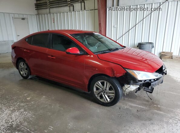 KMHD84LFXKU767993 2019 HYUNDAI ELANTRA Красный 