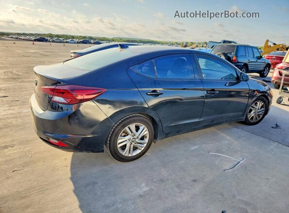 KMHD84LFXKU784129 2019 HYUNDAI ELANTRA Black Հետևի աջ