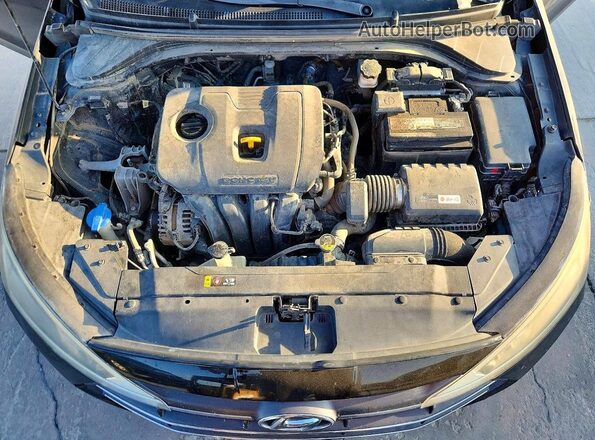 KMHD84LFXKU784129 2019 HYUNDAI ELANTRA Black Սալոնի հետևի տեսք
