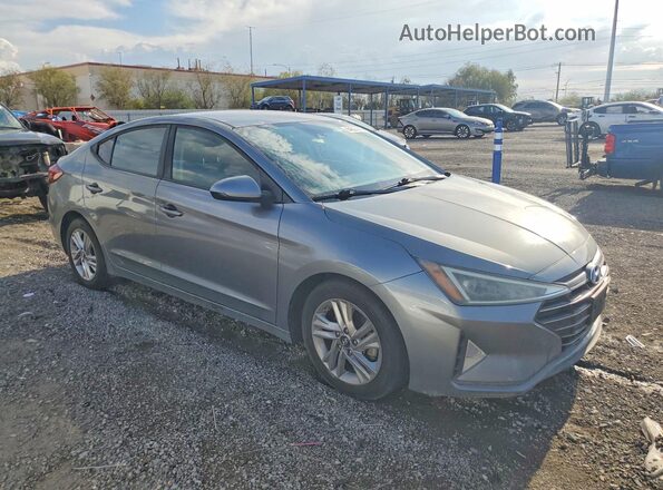 KMHD84LFXKU784146 2019 HYUNDAI ELANTRA Gray Առջևի աջ