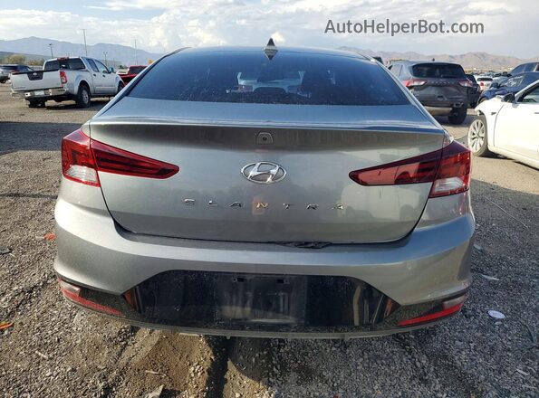 KMHD84LFXKU784146 2019 HYUNDAI ELANTRA Gray Հետևի տեսք