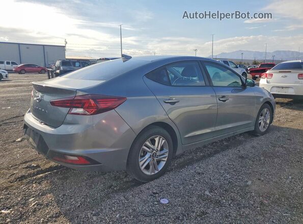 KMHD84LFXKU784146 2019 HYUNDAI ELANTRA Gray Հետևի աջ