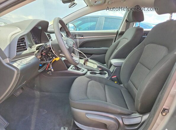 KMHD84LFXKU784146 2019 HYUNDAI ELANTRA Gray Սալոնի դիմացի տեսք