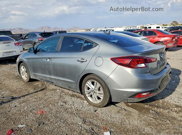 KMHD84LFXKU784146 2019 HYUNDAI ELANTRA Gray Հետևի ձախ