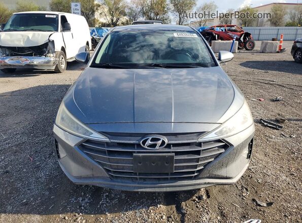 KMHD84LFXKU784146 2019 HYUNDAI ELANTRA Gray Դիմացի տեսք