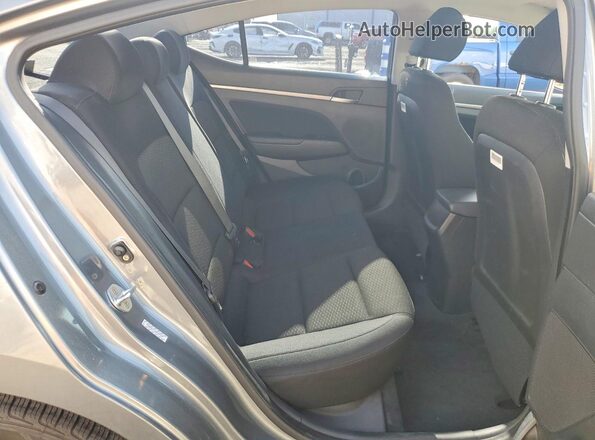 KMHD84LFXKU784146 2019 HYUNDAI ELANTRA Gray Հետևի նստատեղերի տեսք
