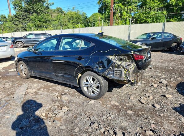 KMHD84LFXKU863834 2019 HYUNDAI ELANTRA Black Tył lewy