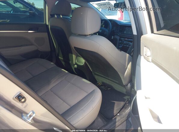 KMHD84LFXLU008925 2020 HYUNDAI ELANTRA Gray VIN კოდის სტიკერის ხედი