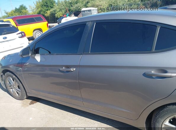 KMHD84LFXLU008925 2020 HYUNDAI ELANTRA Gray უკანა სალონის ხედი