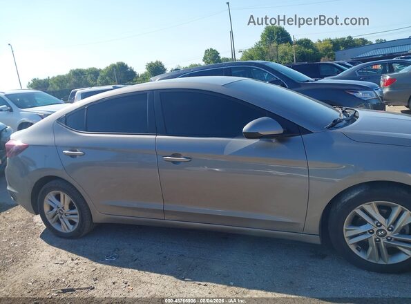 KMHD84LFXLU008925 2020 HYUNDAI ELANTRA Gray ხელსაწყოთა პანელის ხედი