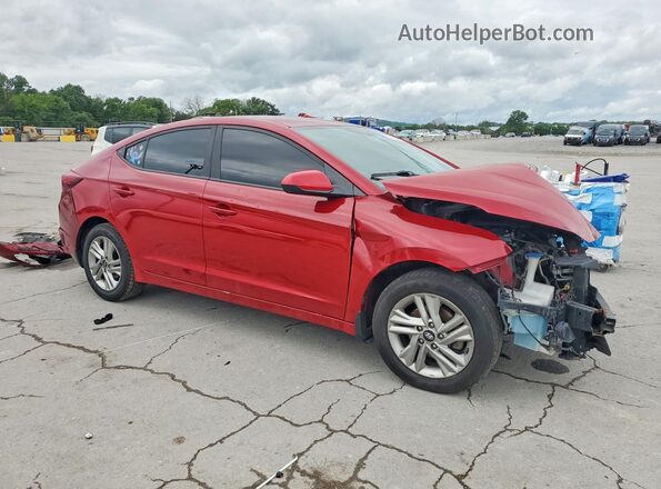 KMHD84LFXLU022310 2020 HYUNDAI ELANTRA Красный Передняя правая четверть