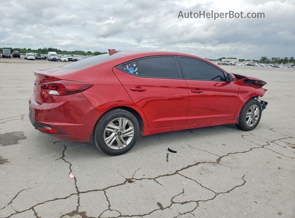 KMHD84LFXLU022310 2020 HYUNDAI ELANTRA Красный Задняя правая четверть