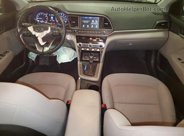 KMHD84LFXLU036398 2020 HYUNDAI ELANTRA Gray Dashboard view