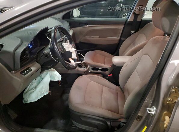 KMHD84LFXLU036398 2020 HYUNDAI ELANTRA Gray Front interior view