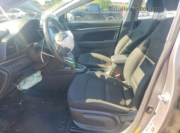 KMHD84LFXLU081602 2020 HYUNDAI ELANTRA Silver Front interior view