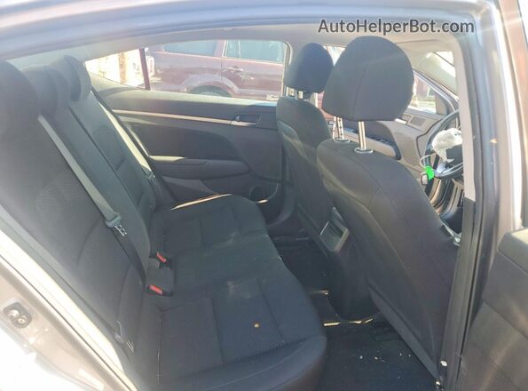 KMHD84LFXLU081602 2020 HYUNDAI ELANTRA Silver Rear seats view