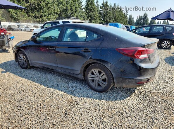 KMHD84LFXLU086931 2020 HYUNDAI ELANTRA Black Trasero izquierdo