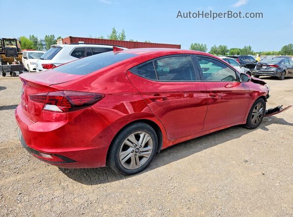 KMHD84LFXLU909504 2020 HYUNDAI ELANTRA Red Trasero derecho
