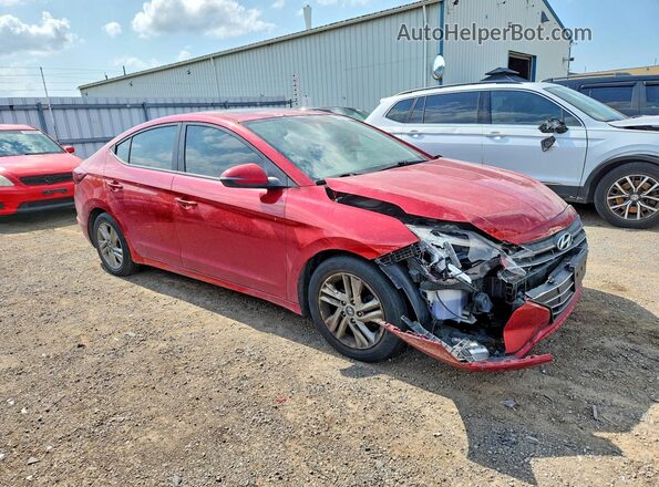 KMHD84LFXLU909504 2020 HYUNDAI ELANTRA Red Delantero derecho
