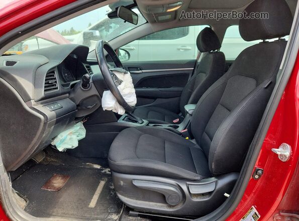 KMHD84LFXLU909504 2020 HYUNDAI ELANTRA Red Vista interior delantera