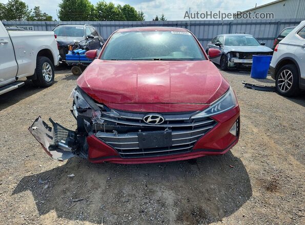 KMHD84LFXLU909504 2020 HYUNDAI ELANTRA Red Vista frontal
