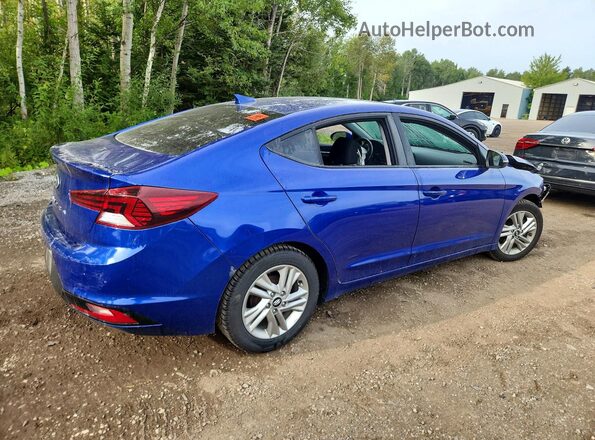 KMHD84LFXLU985921 2020 HYUNDAI ELANTRA Blue Trasero derecho