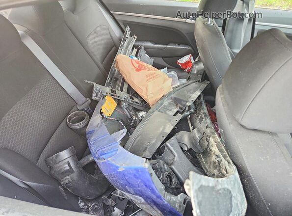 KMHD84LFXLU985921 2020 HYUNDAI ELANTRA Blue Vista de los asientos traseros