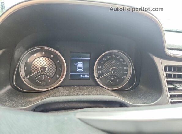 KMHD84LFXLU985921 2020 HYUNDAI ELANTRA Blue Vista del cuadro de instrumentos