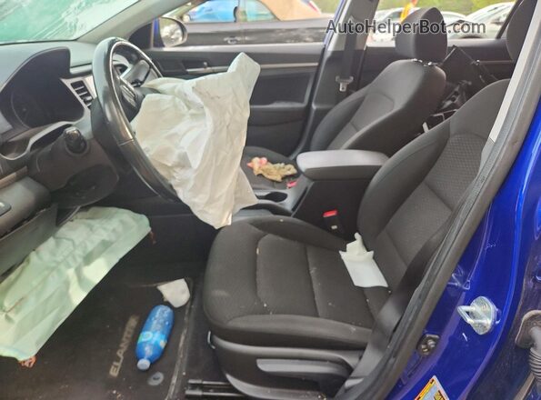 KMHD84LFXLU985921 2020 HYUNDAI ELANTRA Blue Vista interior delantera