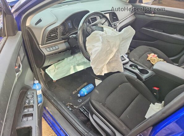 KMHD84LFXLU985921 2020 HYUNDAI ELANTRA Blue Vista del salpicadero