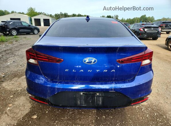 KMHD84LFXLU985921 2020 HYUNDAI ELANTRA Blue Vista trasera
