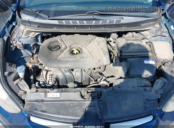 KMHDH4AE0GU522458 2016 HYUNDAI ELANTRA Blue Widok z tyłu