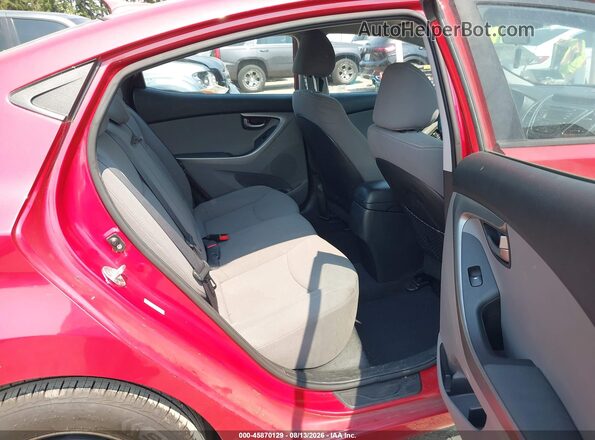 KMHDH4AE0GU526025 2016 HYUNDAI ELANTRA Red VIN կոդի պիտակի տեսք
