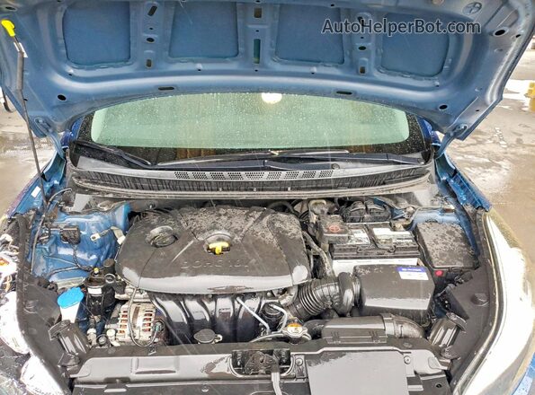 KMHDH4AE0GU542516 2016 HYUNDAI ELANTRA Синий Вид задней части салона