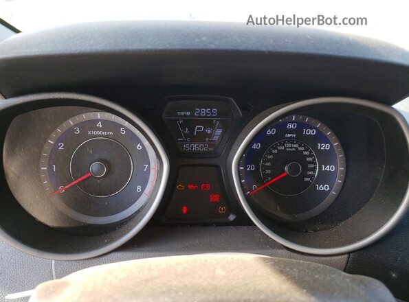 KMHDH4AE0GU542659 2016 HYUNDAI ELANTRA Blue Widok zestawu wskaźników