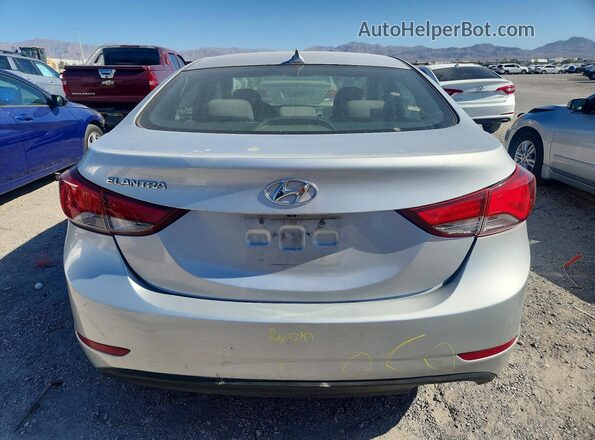 KMHDH4AE0GU575855 2016 HYUNDAI ELANTRA Silver Widok z tyłu