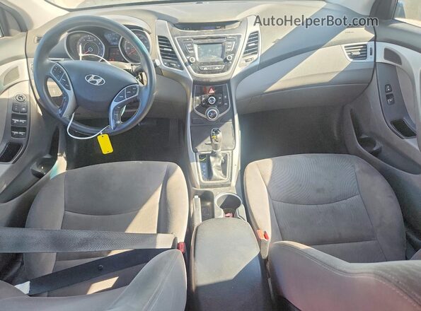 KMHDH4AE0GU575855 2016 HYUNDAI ELANTRA Silver Widok deski rozdzielczej