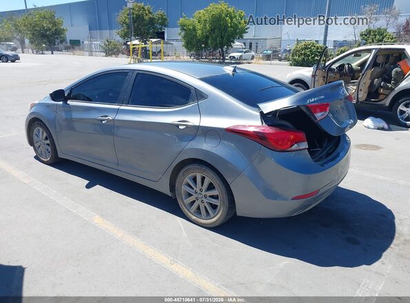 KMHDH4AE0GU622060 2016 HYUNDAI ELANTRA Gray Задня ліва чверть