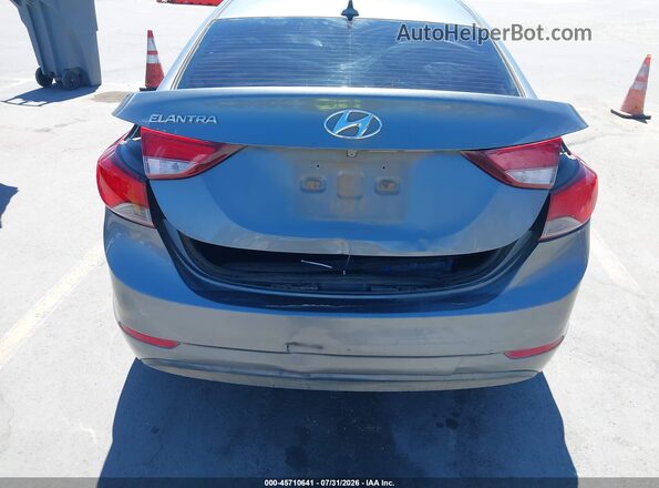 KMHDH4AE0GU622060 2016 HYUNDAI ELANTRA Gray Вид спереду