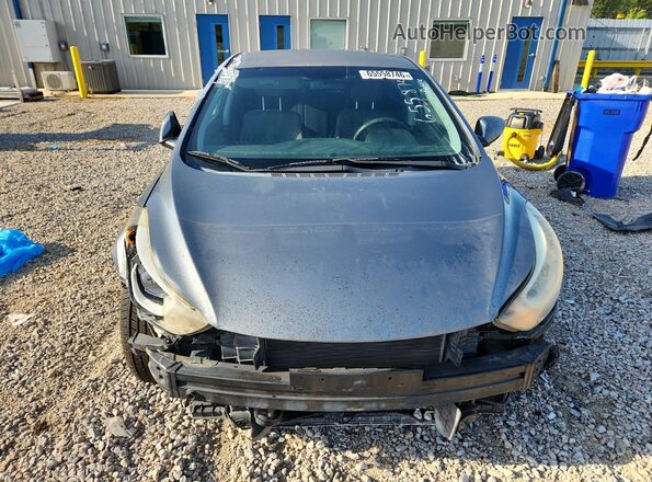 KMHDH4AE0GU623855 2016 HYUNDAI ELANTRA Gray Front view