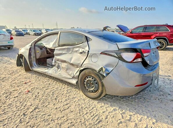 KMHDH4AE1GU478356 2016 HYUNDAI ELANTRA Серый Задняя левая четверть