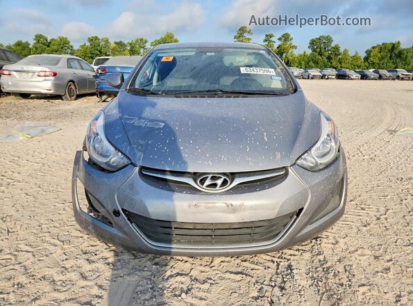 KMHDH4AE1GU478356 2016 HYUNDAI ELANTRA Серый Вид спереди