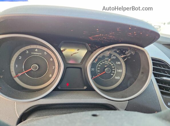 KMHDH4AE1GU478356 2016 HYUNDAI ELANTRA Серый Вид щитка приборов