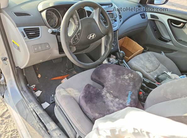 KMHDH4AE1GU478356 2016 HYUNDAI ELANTRA Серый Вид панели приборов