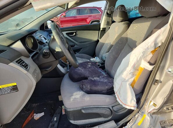 KMHDH4AE1GU478356 2016 HYUNDAI ELANTRA Серый Вид салона спереди