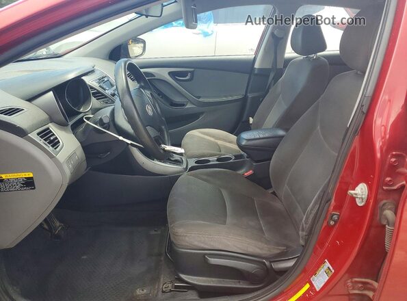 KMHDH4AE1GU600942 2016 HYUNDAI ELANTRA Red Vista interior delantera