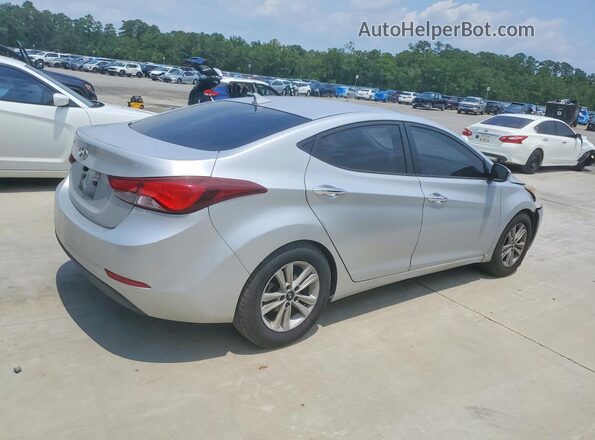 KMHDH4AE2GU483677 2016 HYUNDAI ELANTRA Silver Tył prawy