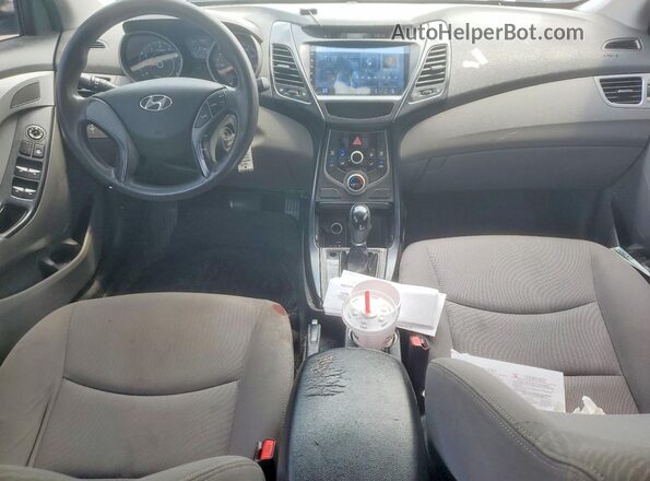 KMHDH4AE2GU483677 2016 HYUNDAI ELANTRA Silver Widok deski rozdzielczej